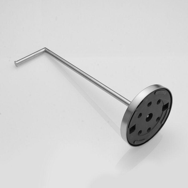 Matte Black Free Standing Toilet Paper Holder with Cover