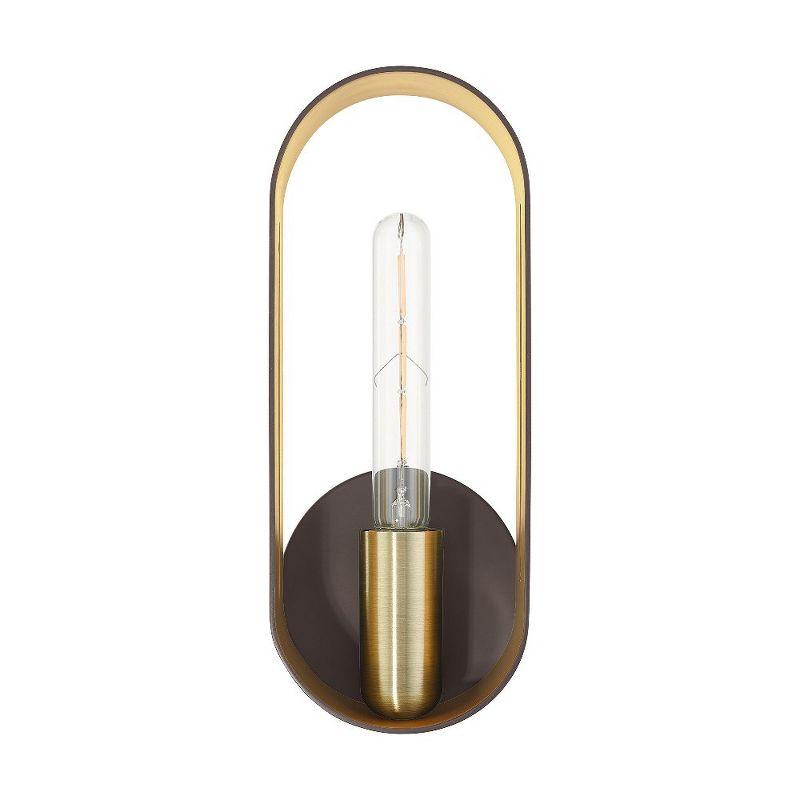 Livex Lighting Rave 1 - Light Wall Light in  Bronze/Antique Brass