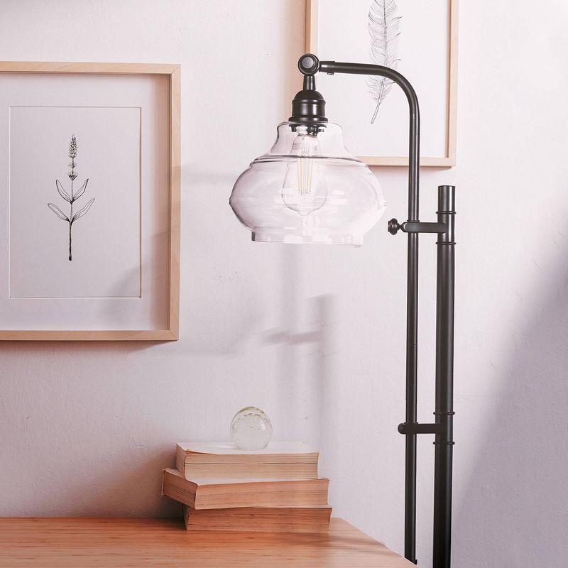 Brightech Austin 69 in. Modern Height Adjustable LED Industrial Floor Lamp, Bulb Included