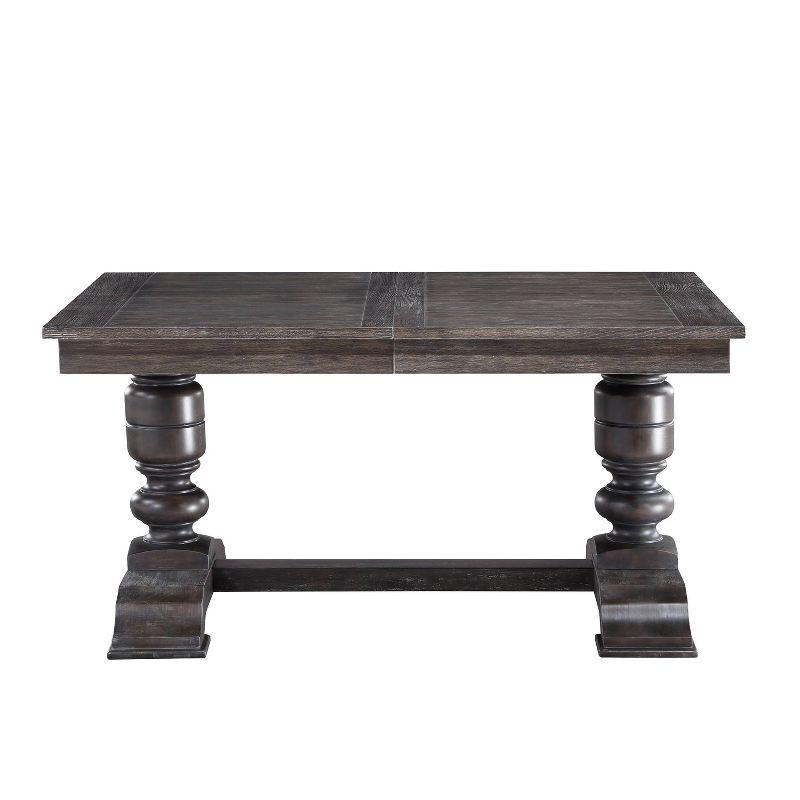 6pc Hutchins Dining Set Washed Espresso - Steve Silver Co.