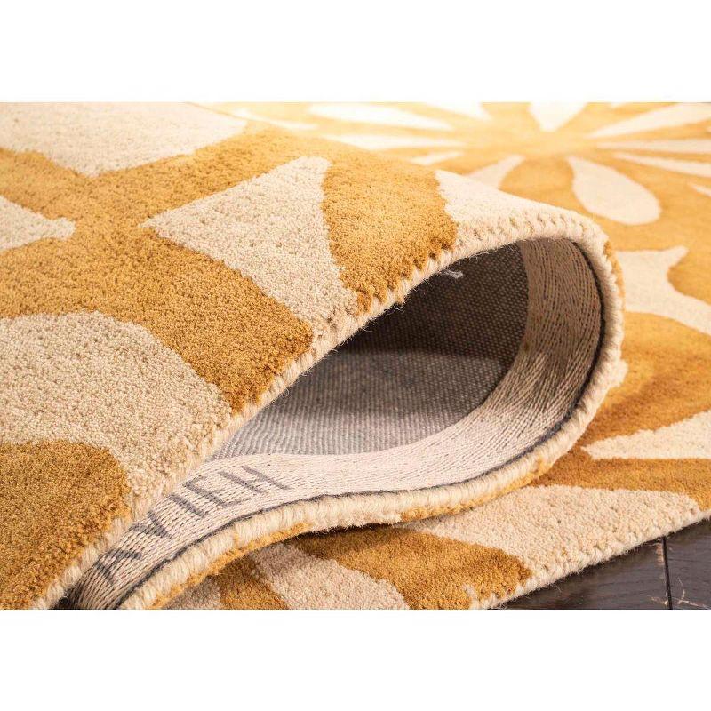 Dip Dye DDY527 Hand Tufted Runner Rug - Beige/Gold - 2'3"x10' - Safavieh.