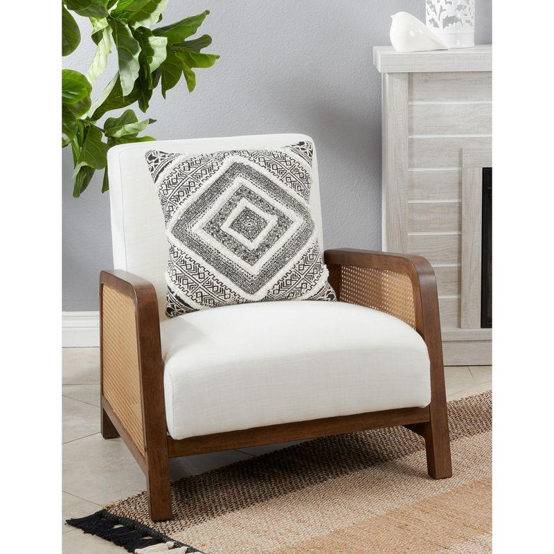 Saro Macklin Collection Ikat Cotton Throw Pillow