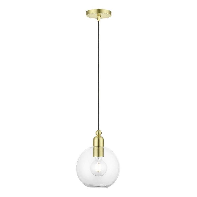 Livex Lighting Downtown 1 - Light Pendant in  Satin Brass