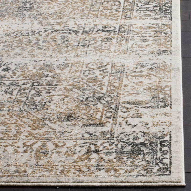 Princeton PRN711 Power Loomed Indoor Area Rug - 9'x12' - Silver/Anthracite - Safavieh