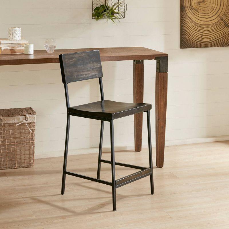 Carter Solid Wood Counter Stool