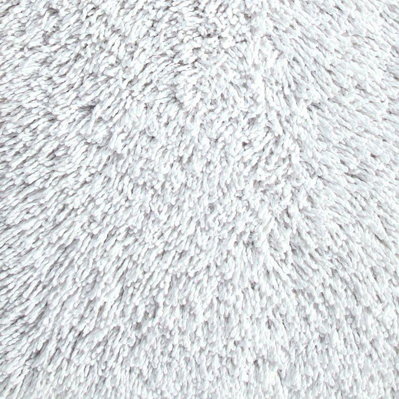 Knightsbridge Melbourne 220 GSF Non Skid Back Bath Rug 17 x 24 - White