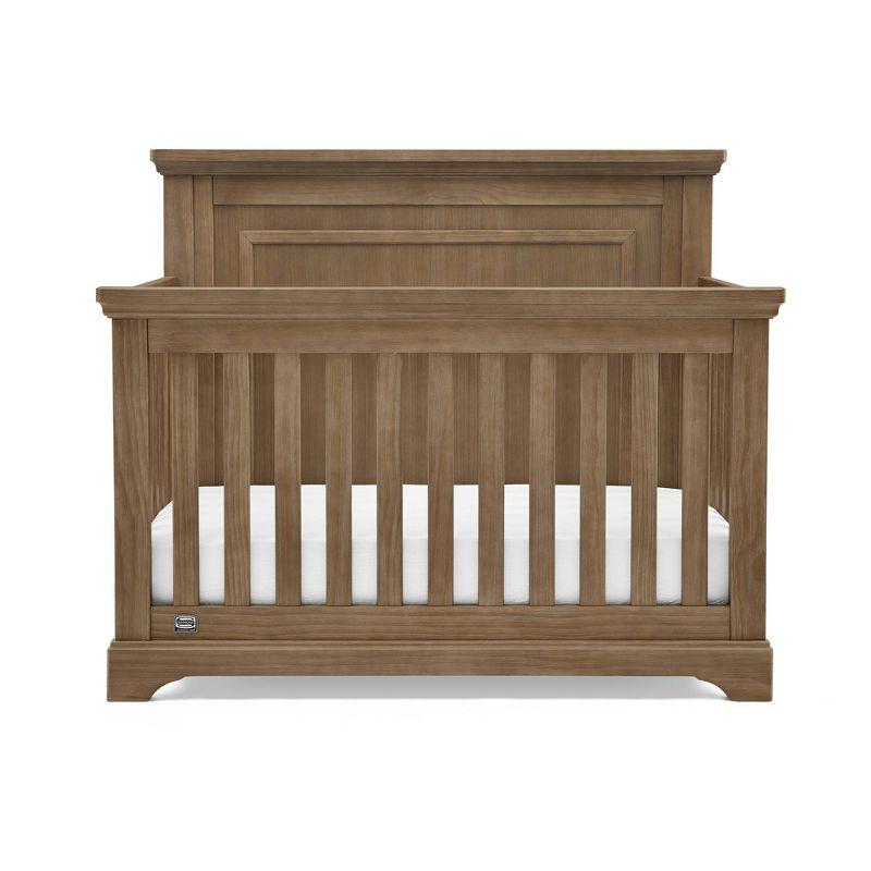 Paloma Aged Oak Pine 4-in-1 Convertible Baby Crib