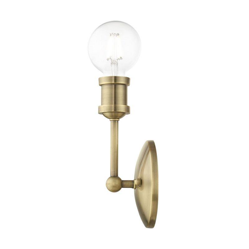 Livex Lighting Lansdale 1 - Light Vanity in  Antique Brass