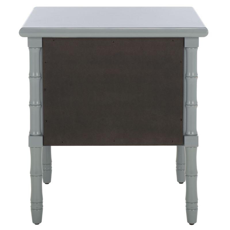 Niah 2 Drawer Nightstand - NST3501 - Grey/Gold - Safavieh