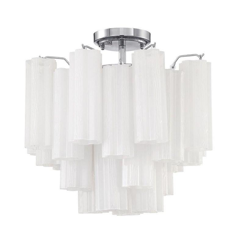 Crystorama Lighting Addis 4 - Light Flush Mount in  Polished Chrome