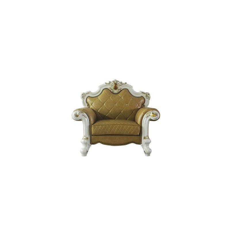 Faux Leather Armchair