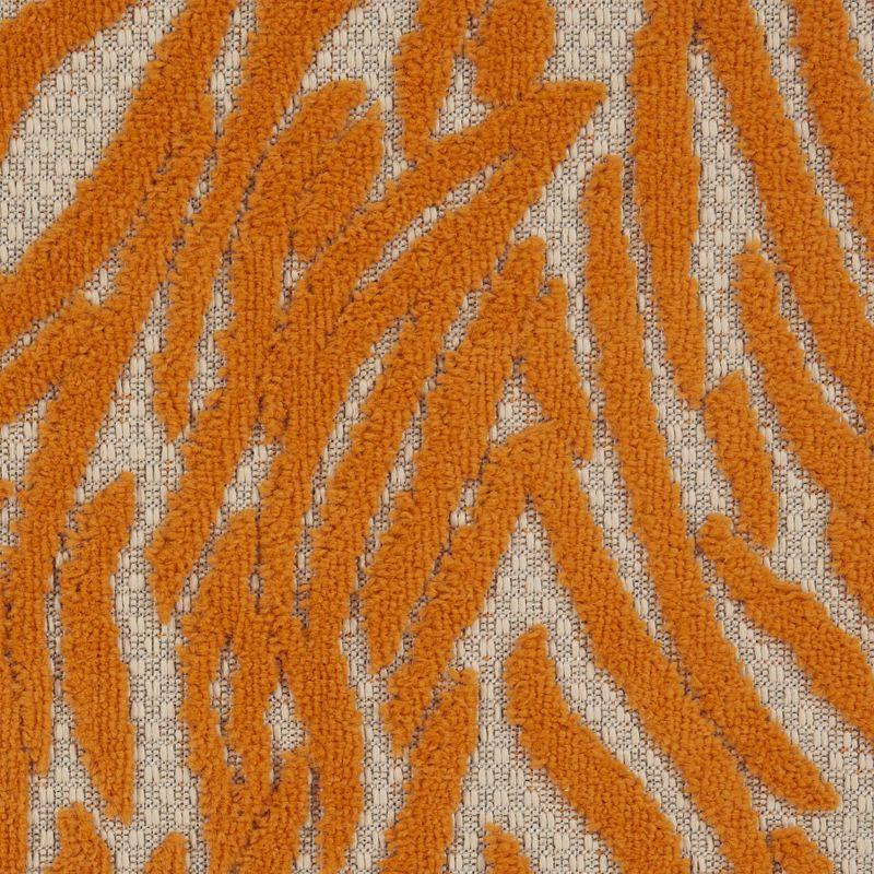 Nourison Aloha Vibrant Zebra Indoor/Outdoor Area Rug Orange 2'8" x 4'