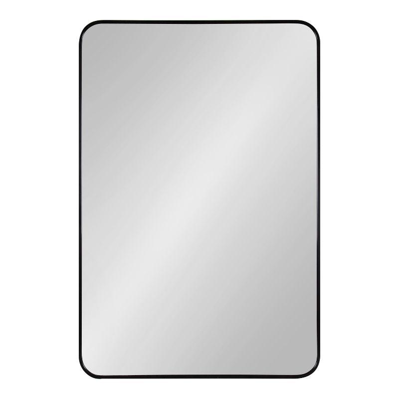 Kate and Laurel Zayda Radius Rectangle Framed Wall Mirror