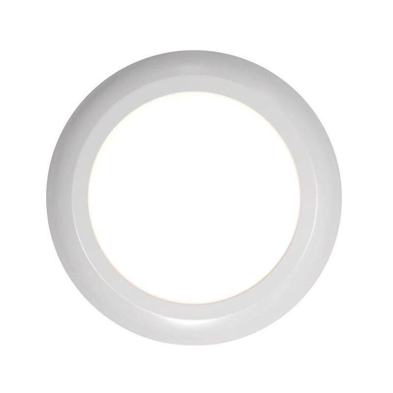 Ultra Slim 6.5" White Aluminum LED Flush Mount Ceiling Light, 3000K