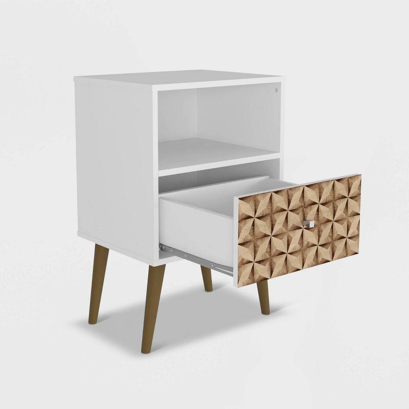 Liberty 1.0 Mid Century Modern Nightstand Black - Manhattan Comfort