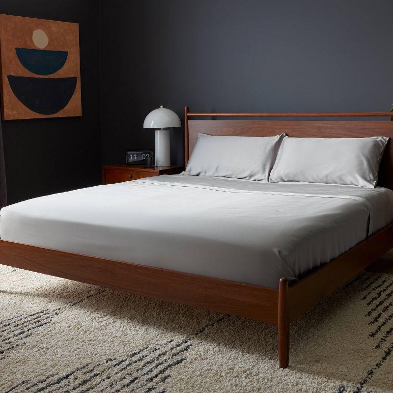 Tempur-Pedic Queen 400 Thread Count Cool Luxury Sheet Set Gray