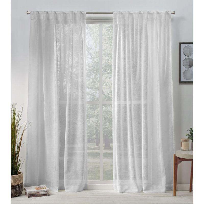 Belgian HT Synthetic Sheer Curtain Pair