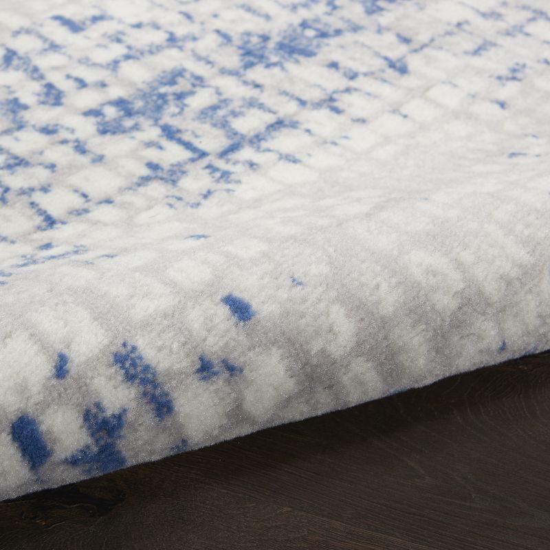 Nourison Whimsicle WHS07 Indoor only Area Rug - Grey Blue 4' x 6'