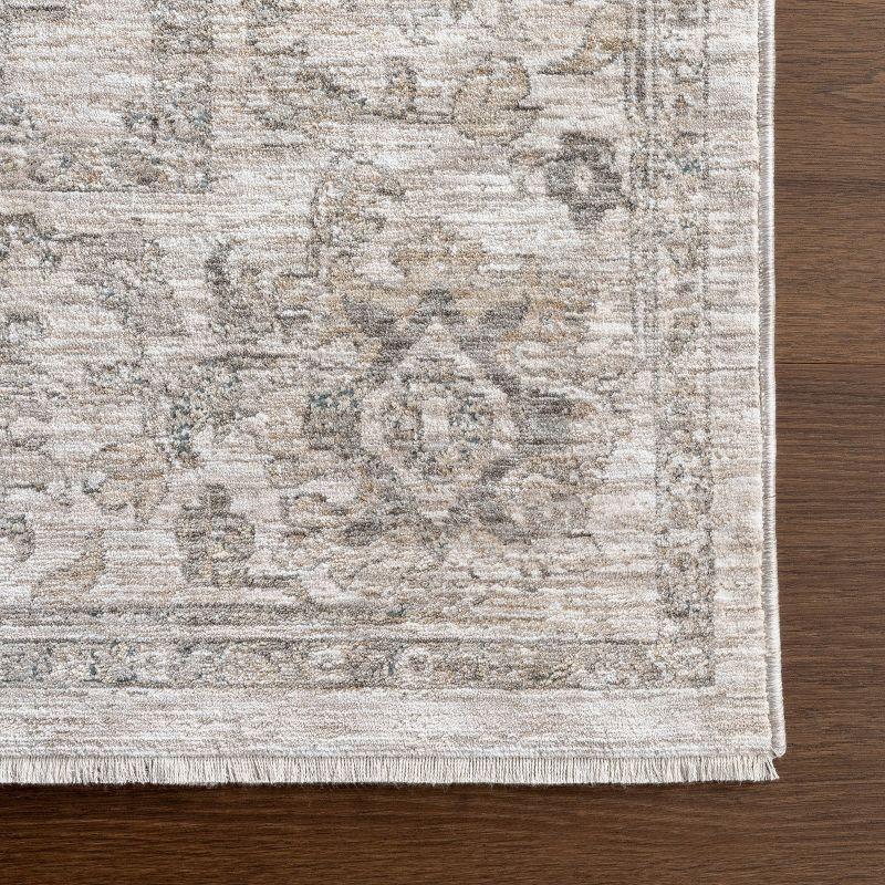 Nuloom Georgianna Medallion Fringe Indoor Area Rug, Runner 2' 8" x 8', Beige