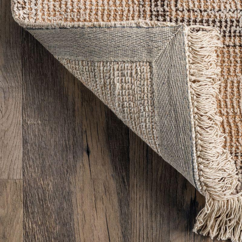 Arvin Olano x Rugs USA Ginger Cotton-Blend Beige Area Rug