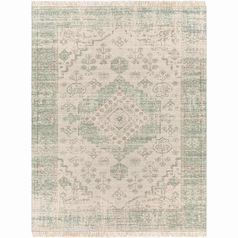 Hauteloom Adamstown Sage&Peach Cotton Rug