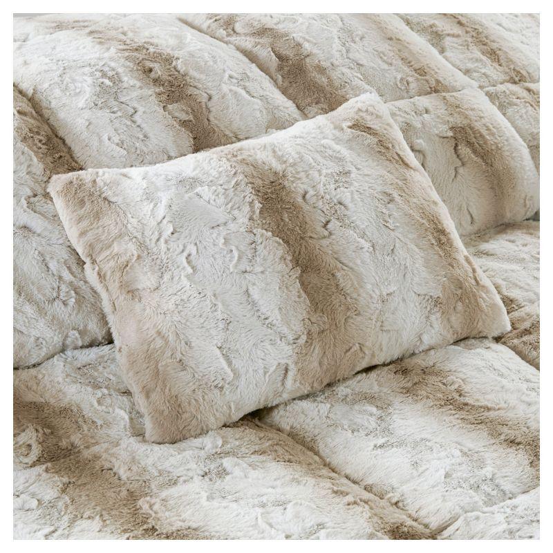 Zuri Faux Fur Comforter Set