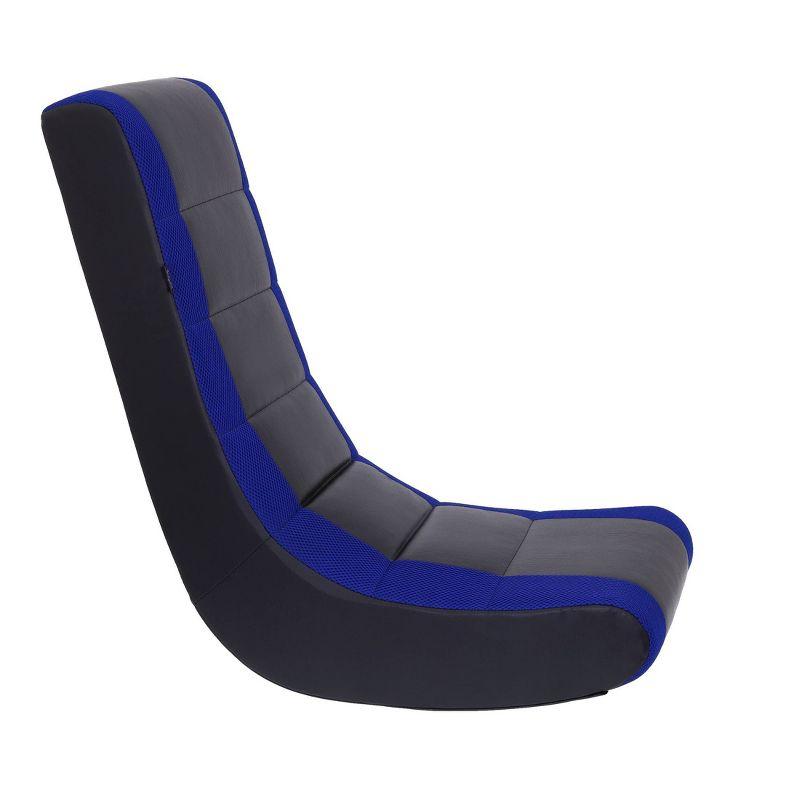 Video Rocker Gaming Chair Black/Blue - The Crew Furniture