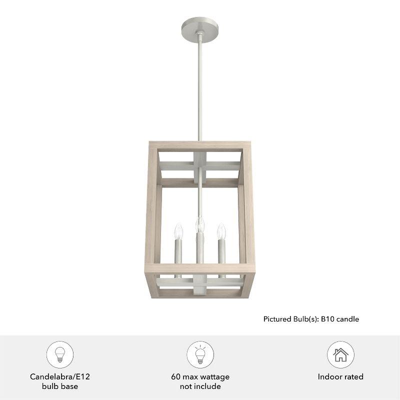 Squire Manor 4 - Light Lantern Rectangle Chandelier