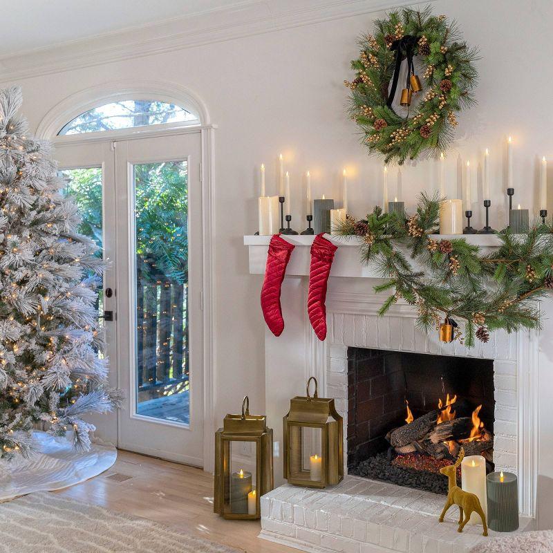 HGTV Home Collection Lighted Pine Christmas Tree