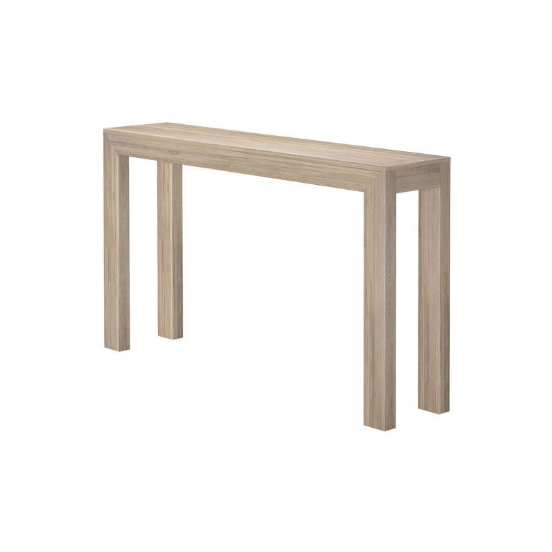 Blonde Pine 56" Modern Console Table with Storage