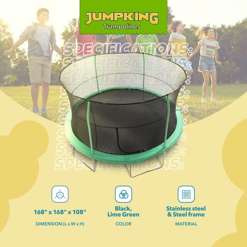 14' Backyard Trampoline with Safety Enclosure