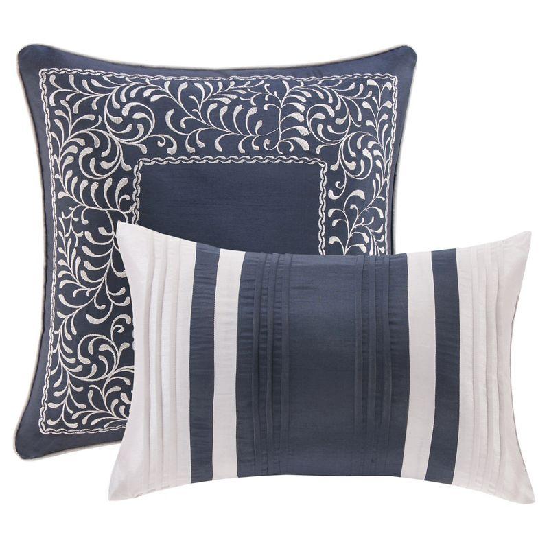 8 Piece Jacquard Comforter Set