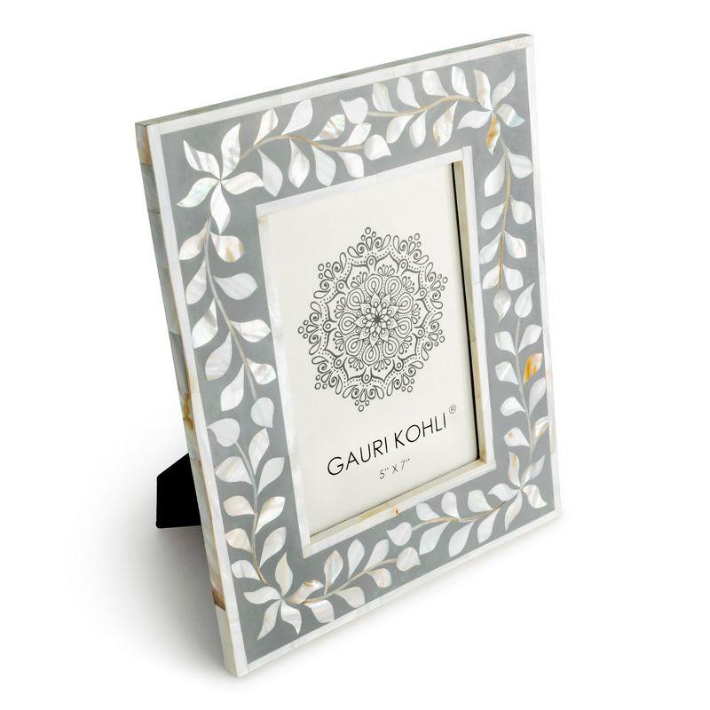 Jodhpur Mother of Pearl Picture Frame, Grey