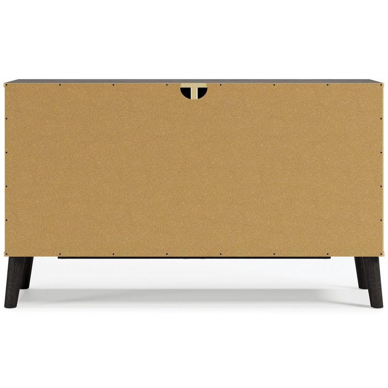 Signature Design by Ashley Contemporary Piperton Dresser, Two-tone Brown/Black