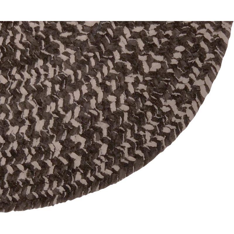 Dove & Chesnut Oval Braided Chenille 22" x 40" Rug