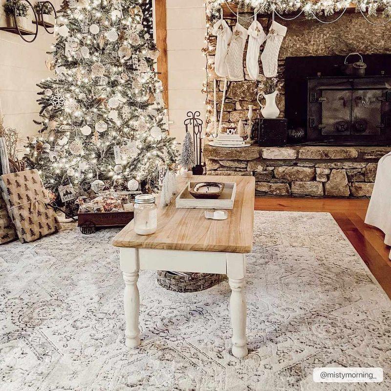 Hauteloom Rectangle Area Rug   Charcoal