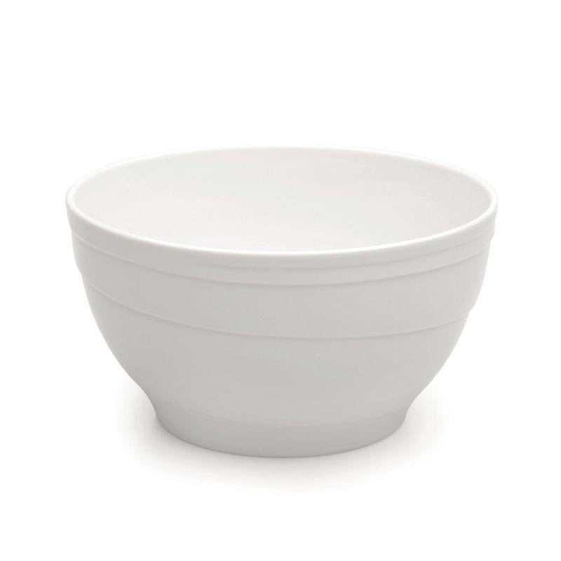 White Ceramic Microwave Safe Salad and Pasta Bowl