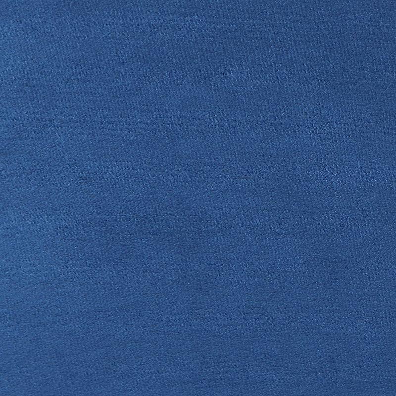 Sophia Velvet Swivel Accent Chair Blue - Steve Silver Co.: Transitional, Armless, 360° Base