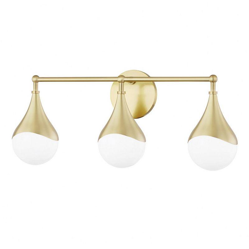 Algiers 3 Light Frosted Dimmable Vanity Light