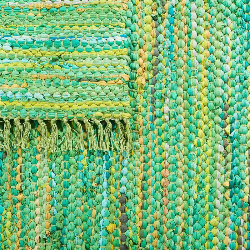 Montauk MTK251 Hand Woven, Flat Weave Indoor Area Rug - Green - 6'x6' - Safavieh