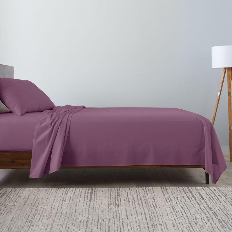 Twin Eggplant Super Soft Microfiber Sheet Set