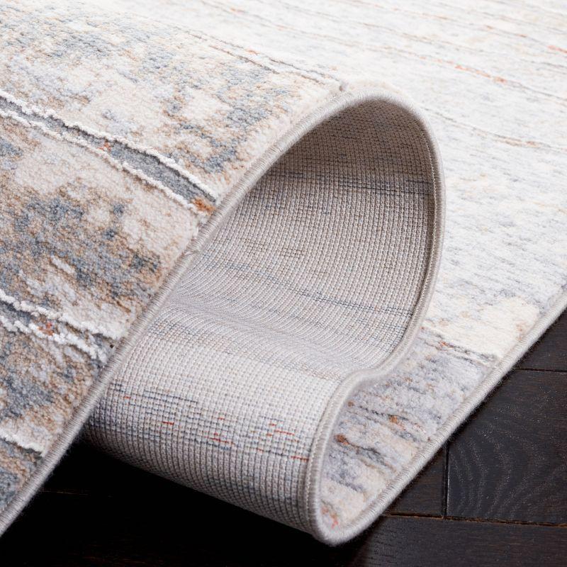 Marmara MRM304 Power Loomed Area Rug - Beige/Blue Rust - 5'x8'2" - Safavieh.