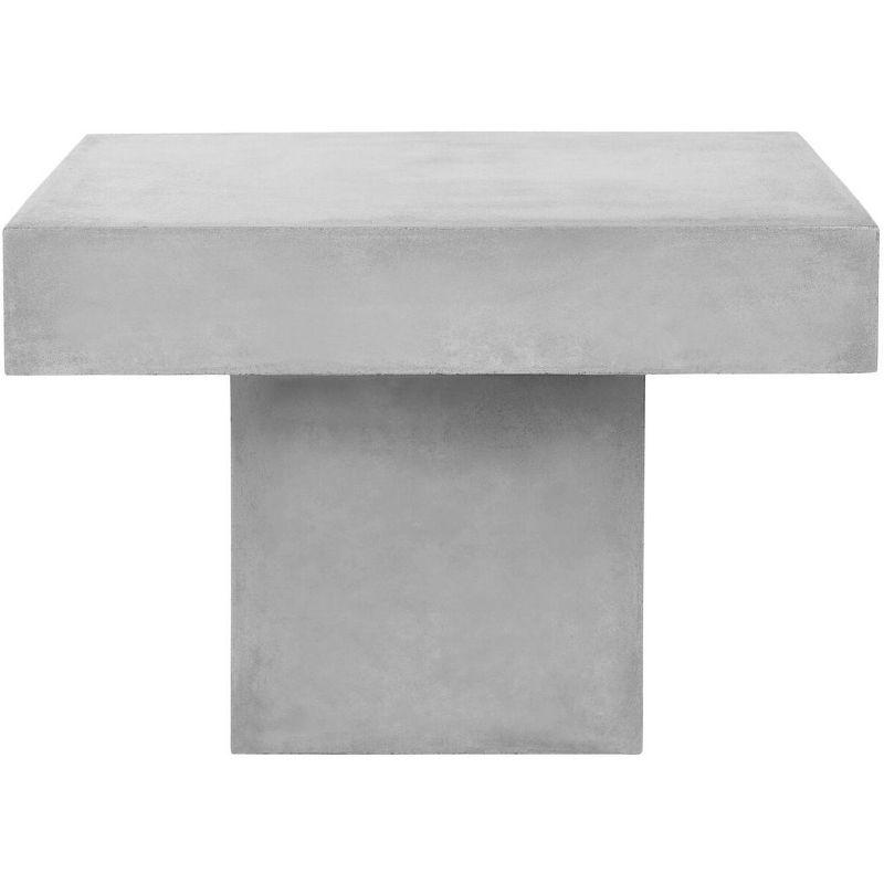 Tallen Small Dark Gray Concrete Coffee Table