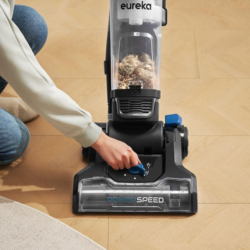 Eureka PowerSpeed Bagless Upright Vacuum Cleaner, Pet Turbo, Black