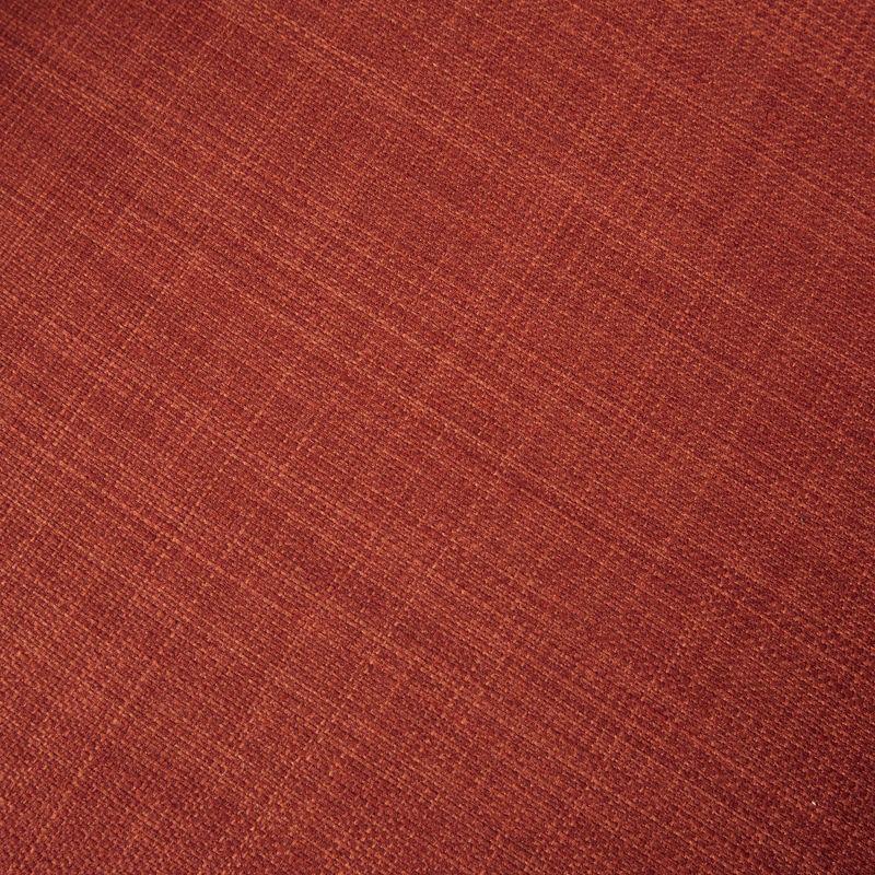 Mitchell Wide Seat Swivel Armchair Orange - Madison Park: Upholstered Polyester, No Assembly Required