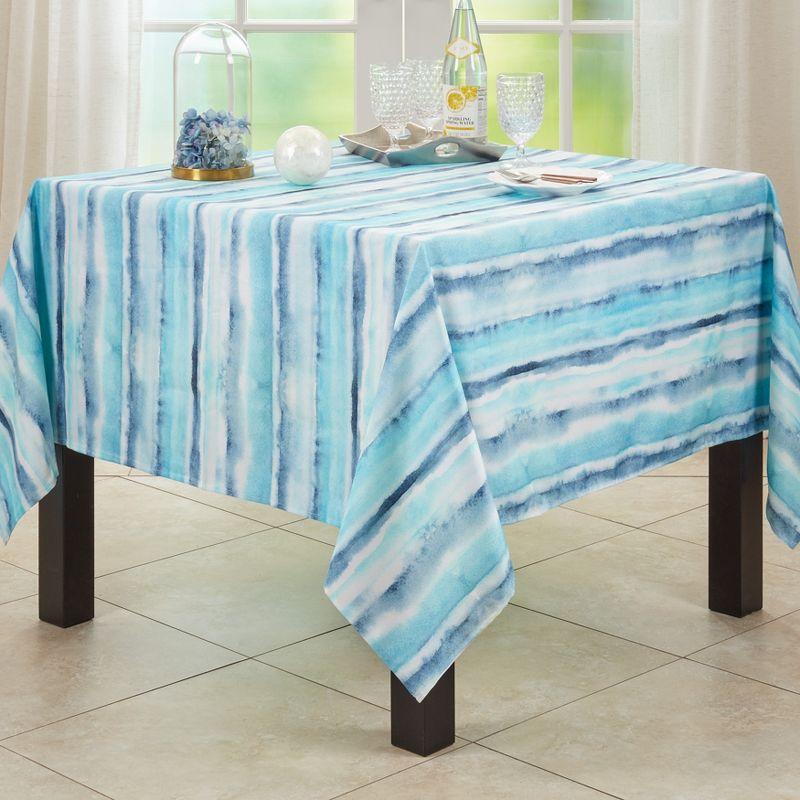 Saro Lifestyle Watercolor Print Tablecloth