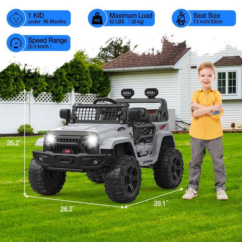 Ride on Truck Car 12V Kids Electric Vehicles with Remote Control