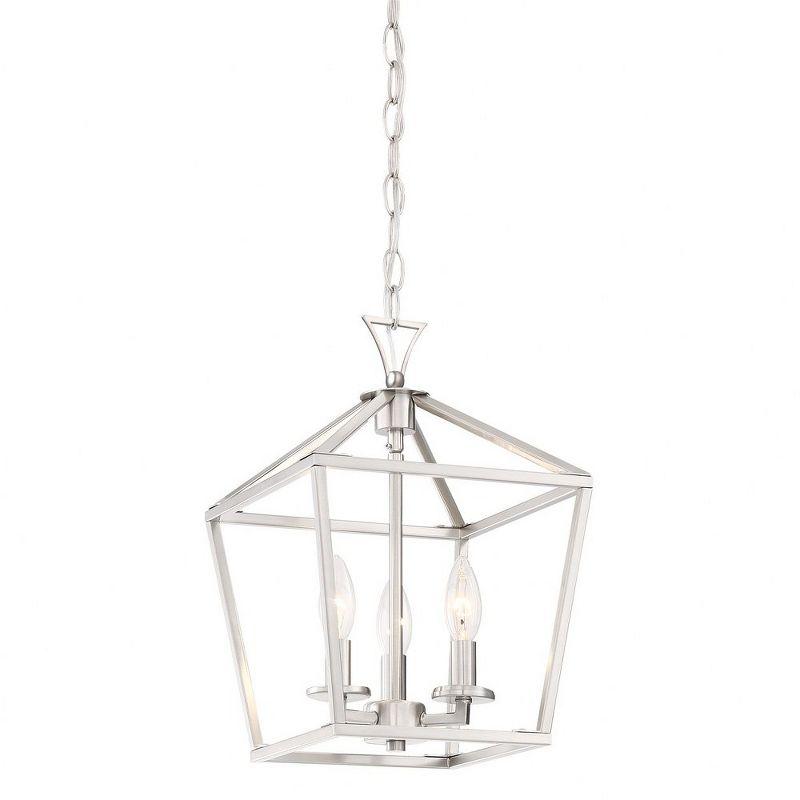 Savoy House Townsend 3 - Light Chandelier in  Satin Nickel