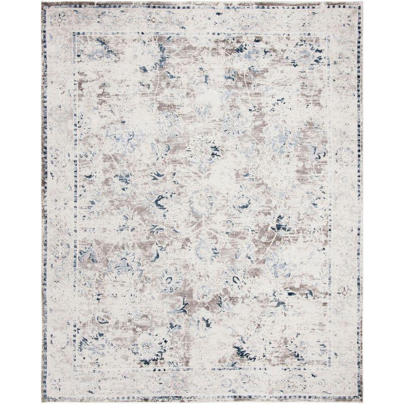 Mirage MIR972 Hand Loomed Area Rug - Blue/Charcoal - 8'x10' - Safavieh.