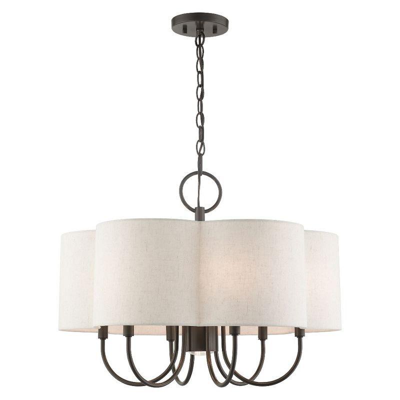 Livex Lighting Solstice 7 - Light Chandelier in  English Bronze